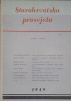 Starohrvatska prosvjeta, III serija 1/1949