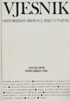 Vjesnik historijskih arhiva u Rijeci i Pazinu, sv. XVII