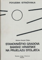 Stanovništvo gradova banske Hrvatske na prijelazu stoljeća