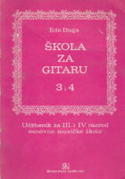 Škola za gitaru 3 i 4