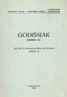 Godišnjak centra za balkanološka istraživanja, knjiga 18