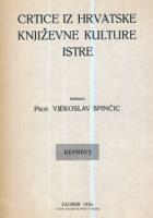 Crtice iz književne kulture Istre