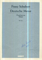 Franz Schubert - Deutsche Messe : Orgelauszug (Haas)