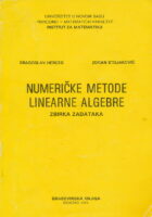 Numeričke metode linearne algebre : zbirka zadataka