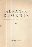 Jadranski zbornik 5/1961-1962.