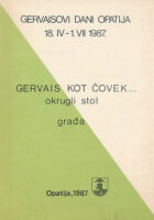 Gervais kot čovek... okrugli stol : građa