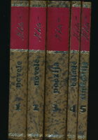 Novele; Poezija; Balade; Simfonije 1-5