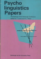 Psycholinguistics Papers