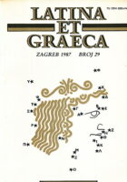 Latina et Graeca, br. 29/1987