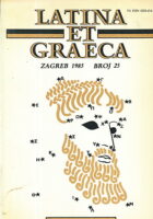 Latina et Graeca, br. 25/1985