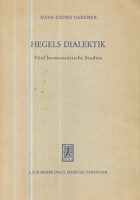 Hegels dialektik: Fünf hermeneutische Studien