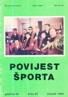 Povijest športa br. 92/1992 (građa i prilozi)