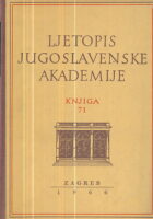 Ljetopis JAZU za god. 1964, knjiga 71