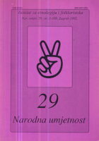 Narodna umjetnost knjiga 29/1992