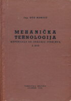 Mehanička tehnologija, II. dio