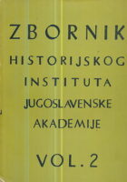 Zbornik historijskog instituta JAZU 2 1959