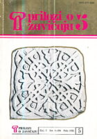Prilozi o zavičaju, knjiga 5/1988