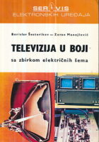 Televizija u boji sa zbirkom električnih šema