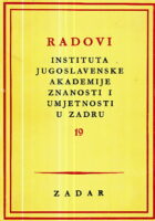 Radovi instituta JAZU u Zadru sv. 19/1972