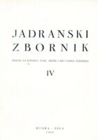 Jadranski zbornik 4/1960