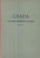 Građa za povijest književnosti Hrvatske, knjiga 22