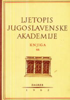 Ljetopis JAZU za god. 1959, knjiga 66