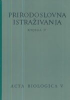 Prirodoslovna istraživanja, knjiga 37 - Acta Geologica V