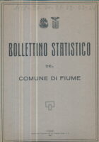 Bollettino Statistico del Comune di Fiume Numero 1 - 1928 Anno VI