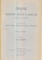 Zbornik za narodni život i običaje Južnih Slavena, knjiga X. sv. 1-2/1905