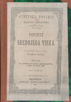 Poviest srednjega vieka. Treći dio. Prvi svezak.