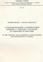 O paleogeografskim i neotektonskim odnosima