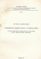 O trodjelnoj podjeli malma u Velikoj kapeli