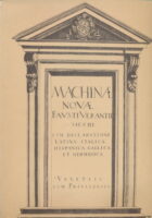 Machinae Novae Favsti Verantii