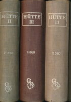 HUTTE  (HÜTTE) Inženjerski priručnik I-IV