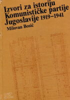 Izvori za istoriju KPJ 1919-1941