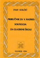 Priručnik za V. razred solfeggia za glazbene