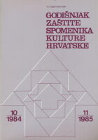 Godišnjak zaštite spomenika kulture 10-11/1985