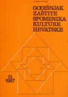 Godišnjak zaštite spomenika kulture 13/1987