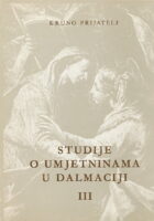 Studije o umjetninama u Dalmaciji III