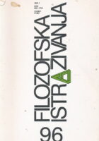 Filozofska istraživanja 96/2005