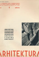 Arhitektura 1/1934