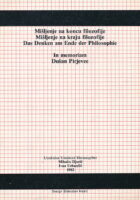 Mišljenje na koncu filozofije