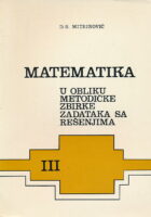 Matematika u obliku metodičke zbirke zadataka