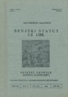 Senjski statut iz 1388.