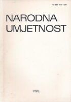 Narodna umjetnost knjiga 15/1978