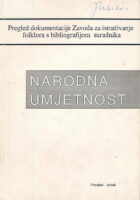 Narodna umjetnost knjiga 22/1985