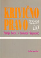 Krivično pravo, posebni dio