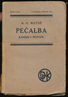 Pečalba. Kaprisi i feljtoni