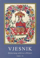 Vjesnik Državnog arhiva u Rijeci L-LII