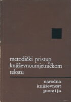 Metodički pristup književnoumjetničkom tekstu...
